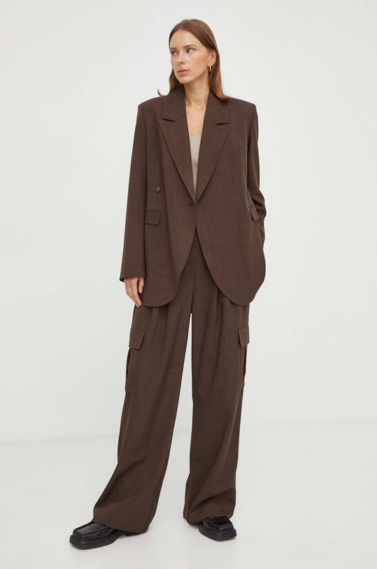 Hlače Herskind 4905519 smeđa AW23