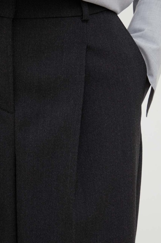 Herskind spodnie z domieszką wełny Theis szary 4968956