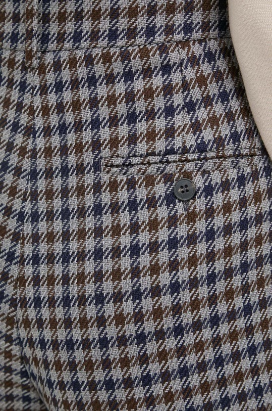 Vunene hlače Weekend Max Mara siva 2351360333600
