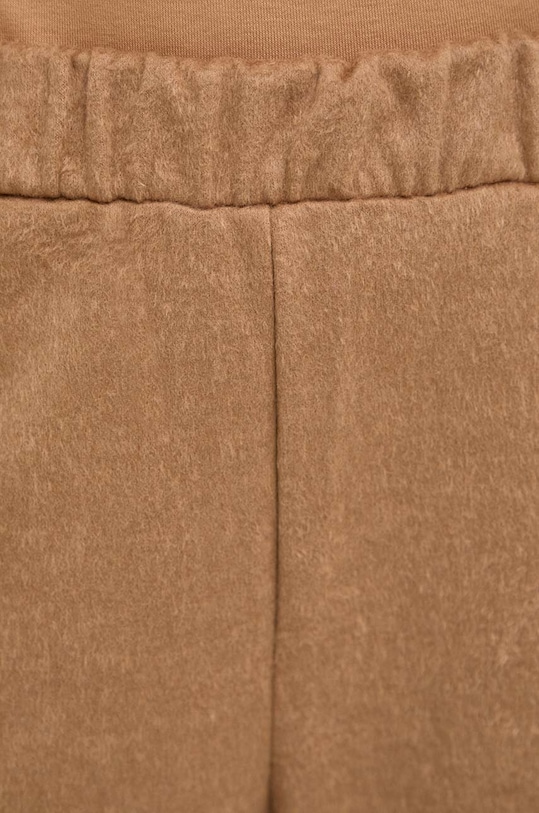 Штаны с примесью шерсти Weekend Max Mara бежевый 2357860333600