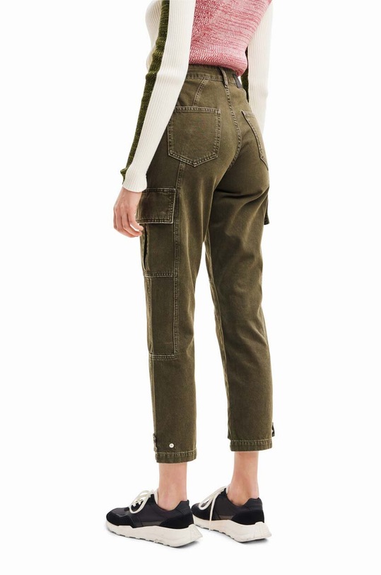 Desigual pantaloni 23WWDD40 verde AW23