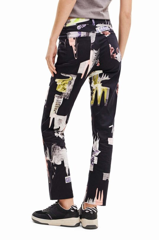 Desigual pantaloni 23WWPW10 nero AW23