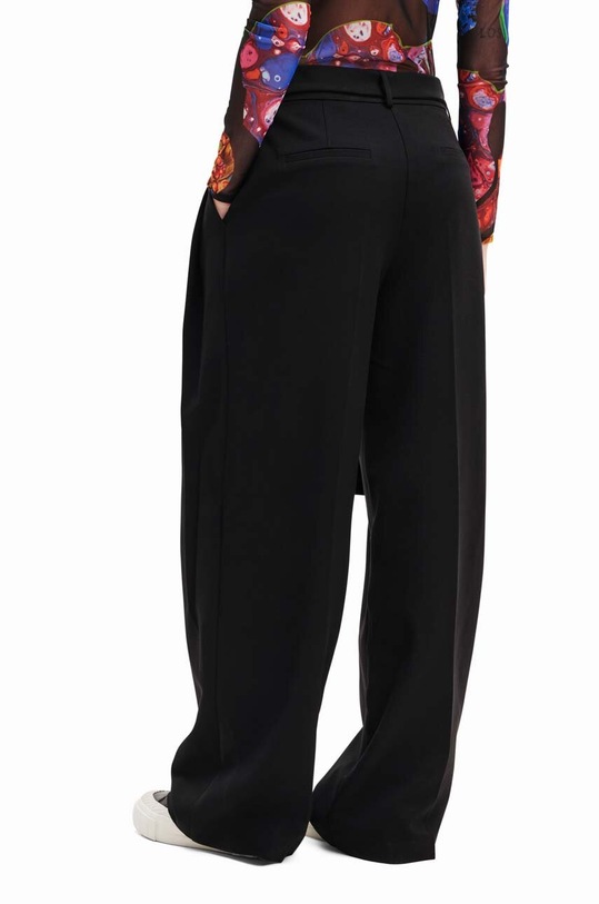 Hlače Desigual 23WWPW24 WOMAN WOVEN LONG TROUSERS 23WWPW24 crna AW23