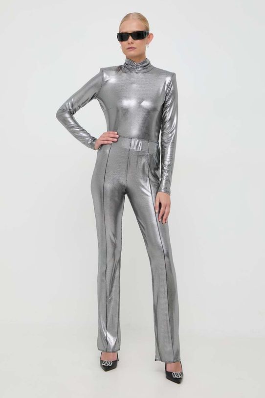 Notes du Nord spodnie 13338 srebrny AW23