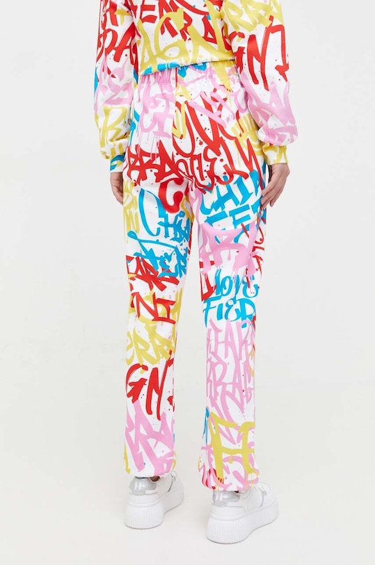 Дрехи Памучен спортен панталон Chiara Ferragni 75CBAK01 многоцветен