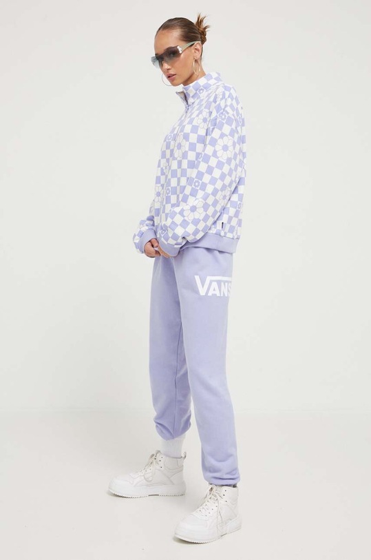 Vans spodnie dresowe VN0A7RMTC8B1 fioletowy AW23