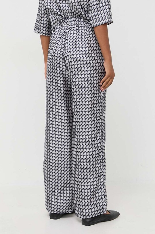 Ρούχα Μεταξωτό παντελόνι Max Mara Leisure 2331360336600 γκρί