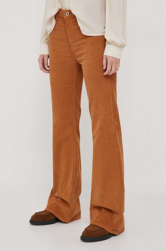 Kalhoty Pepe Jeans WILLA zvonový béžová PL211617YG9.859