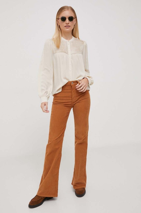 Kalhoty Pepe Jeans WILLA PL211617YG9.859 béžová AW23