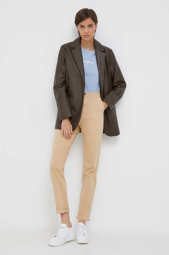 Pepe Jeans pantaloni PL211661YE4.855 bej AW23