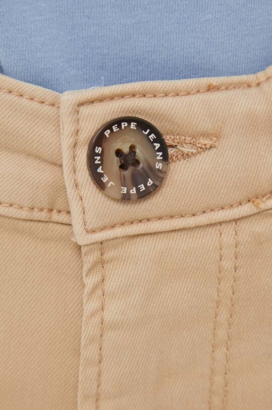 Pepe Jeans spodnie beżowy PL211661YE4.855