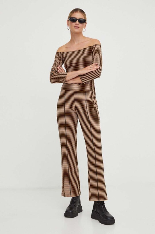 Брюки Résumé Tracy 18901034 коричневый AW23