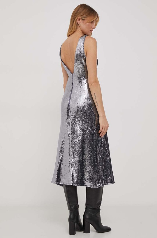 Oblečení Šaty United Colors of Benetton 4NDEDV06K.901 stříbrná