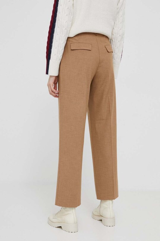 Odzież United Colors of Benetton spodnie 4962DF03Y.94A brązowy