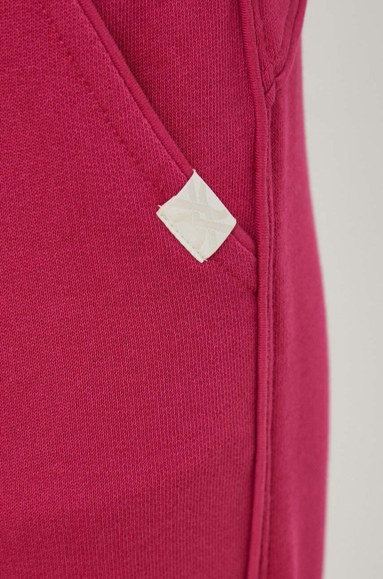 United Colors of Benetton spodnie dresowe bawełniane 3J68P0472.2E8 różowy AW23