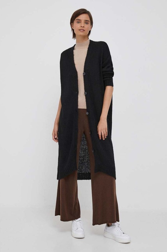 United Colors of Benetton nadrág gyapjú keverékből 1035DF00F.90R barna AW23