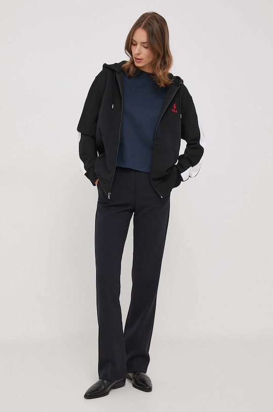 United Colors of Benetton spodnie 49HHDF04E.100 czarny AW23