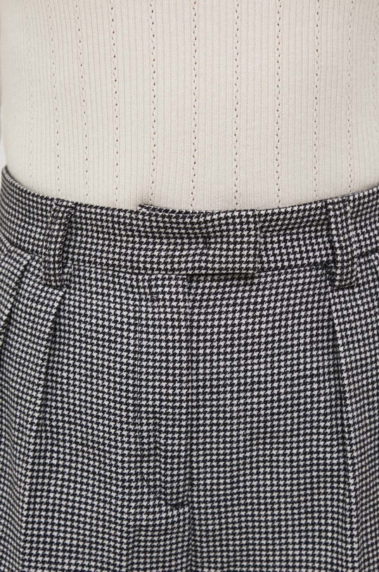 Брюки с примесью шерсти United Colors of Benetton чёрный 40DWDF03Y.901
