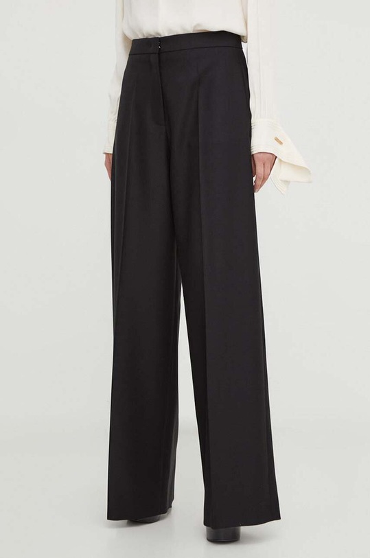 BOSS pantaloni in lana x Alica Schmidt 50504193 nero AW23