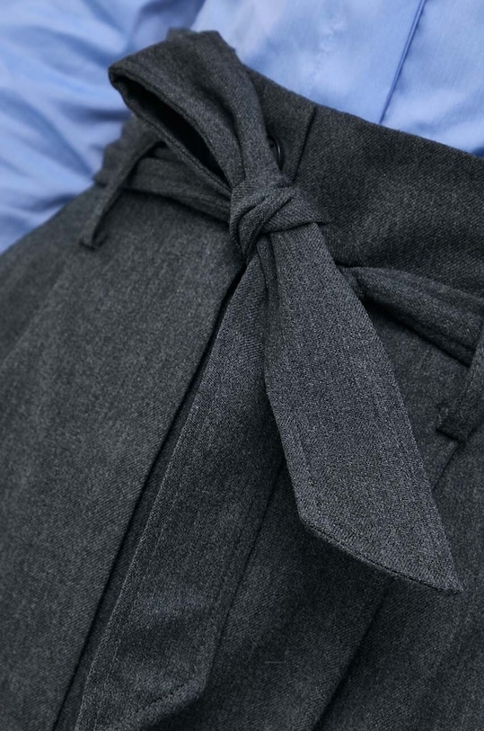 Pinko spodnie wełniane szary 102203.A1B3