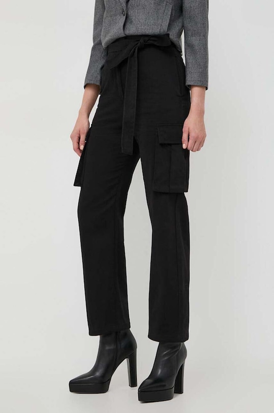 Bavlnené nohavice Pinko čierna 102196.A1BB