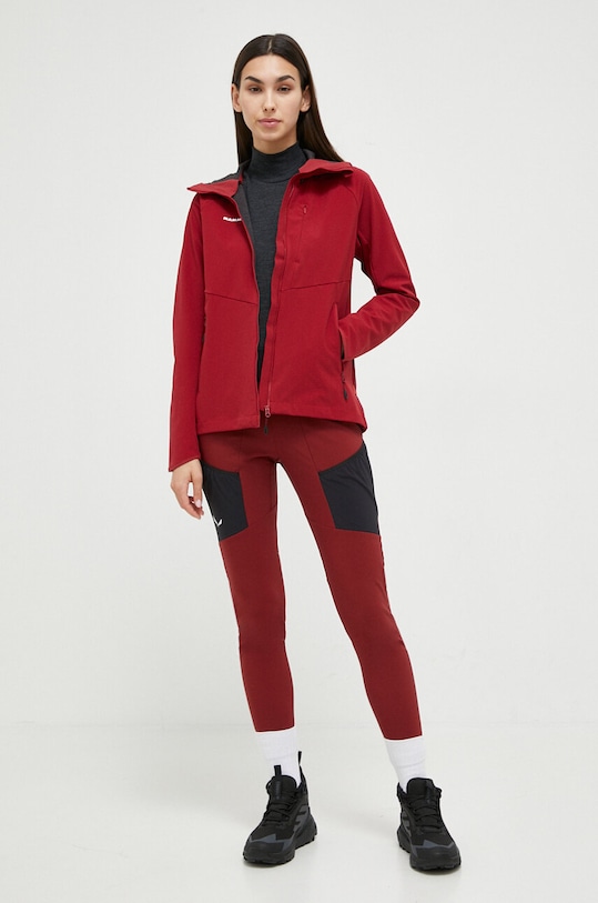 Outdooor hlače Salewa Puez Warm Durastretch Cargo 00.0000028483 bordo AW24