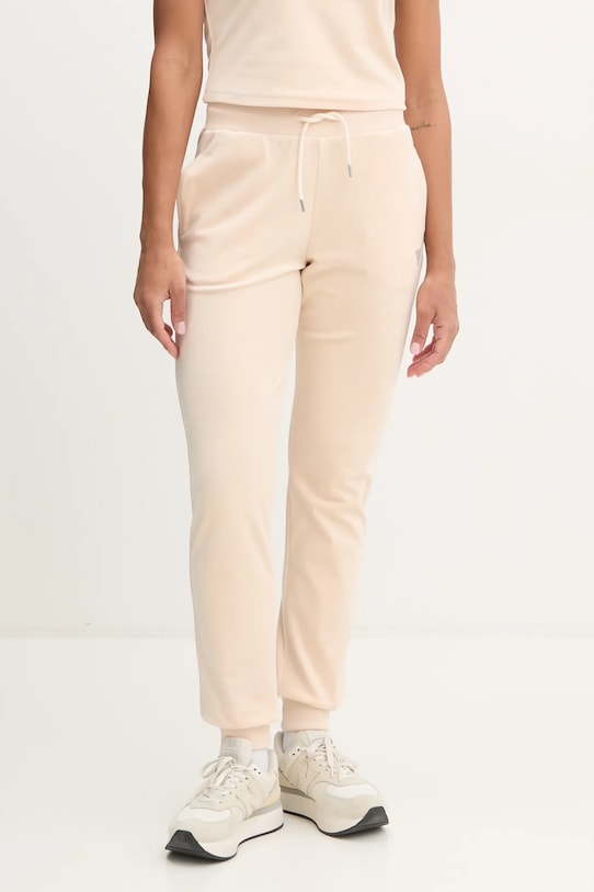 Tepláky Guess s elastanom béžová V3BB27.KBXI2