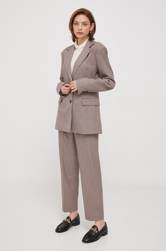 Tommy Hilfiger spodnie WW0WW39969 beżowy AW23