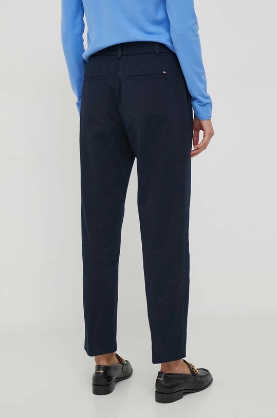 Odzież Tommy Hilfiger spodnie WW0WW39866 granatowy