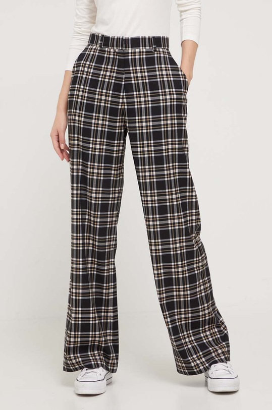 Παντελόνι Tommy Jeans ψηλή μαύρο DW0DW16388
