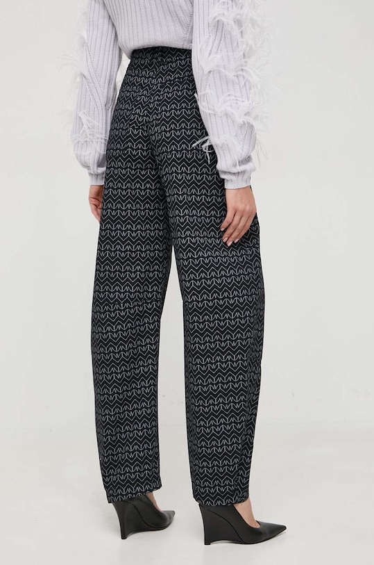 Îmbrăcăminte Patrizia Pepe pantaloni de bumbac 2P1550.D055 negru