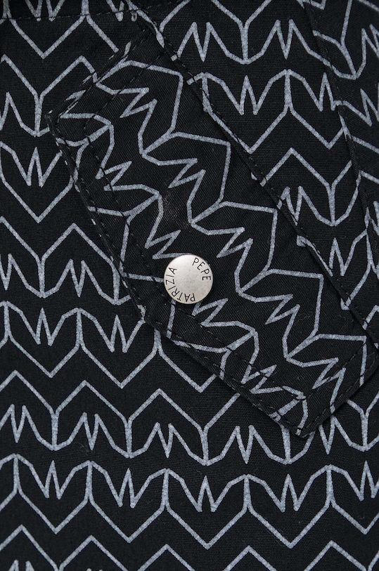 Patrizia Pepe pantaloni de bumbac negru 2P1550.D055