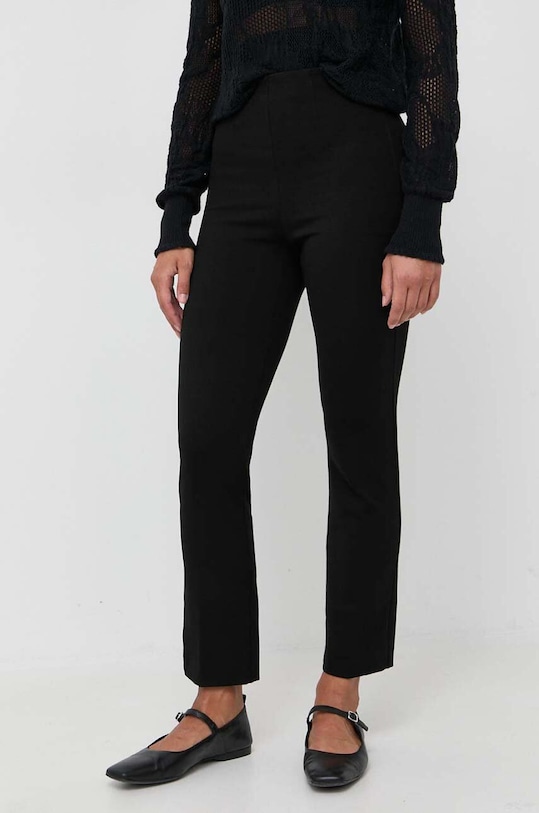 Patrizia Pepe nadrág elasztánnal fekete 2P1561.A1DX