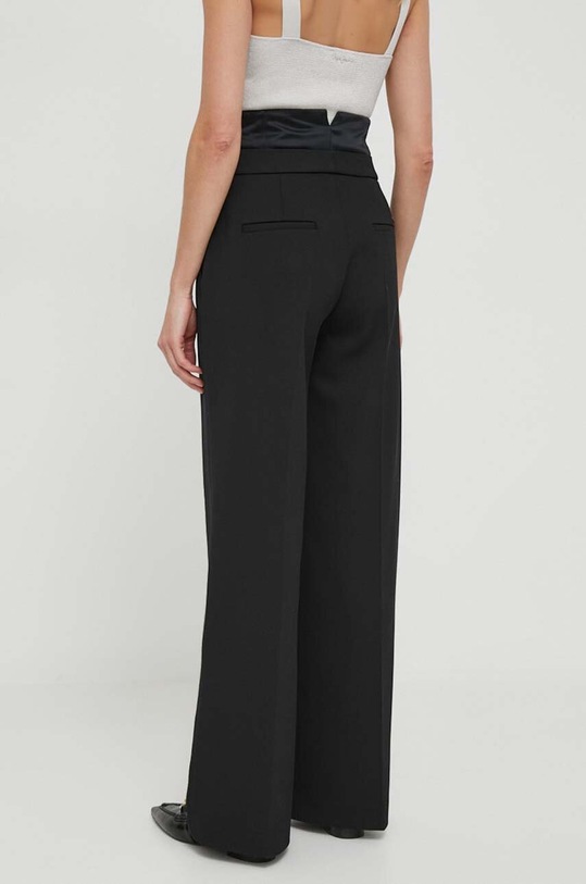 Ruházat Calvin Klein nadrág gyapjú keverékből K20K205973 fekete