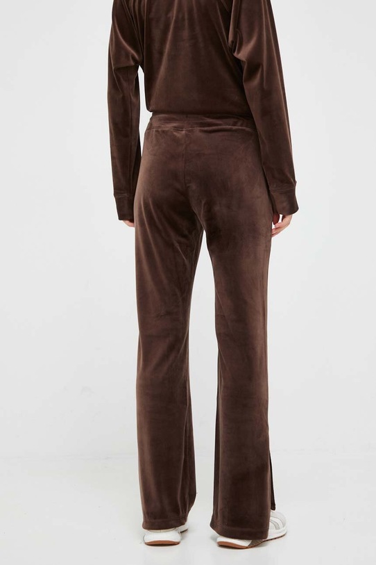 Dkny spodnie dresowe brązowy DP3P2744