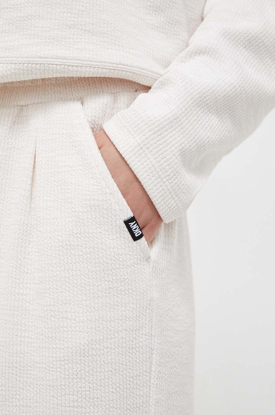 Dkny spodnie dresowe beżowy DP3P3286