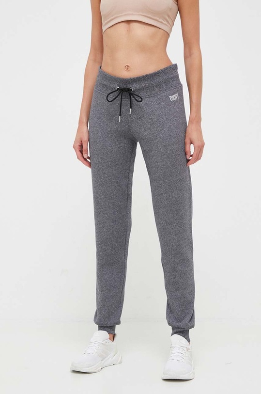Dkny spodnie dresowe dzianina szary DP3P3322