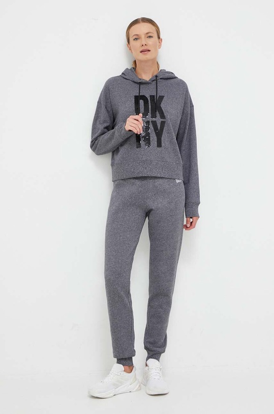 Dkny spodnie dresowe DP3P3322 szary AW23