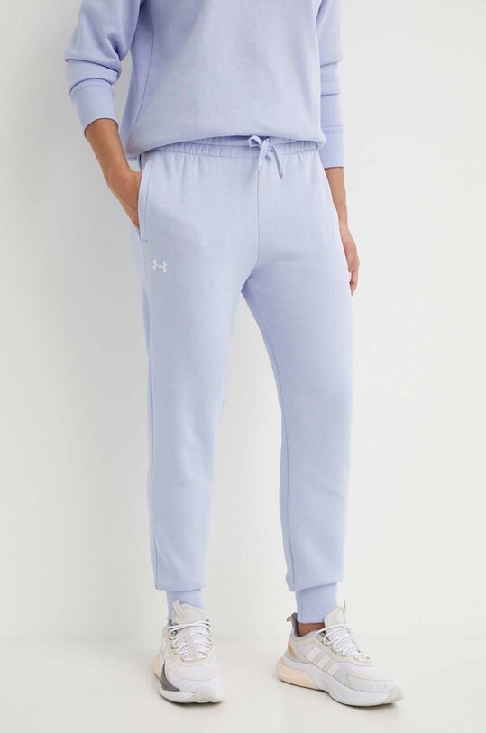 Under Armour spodnie dresowe dzianina fioletowy 1379438