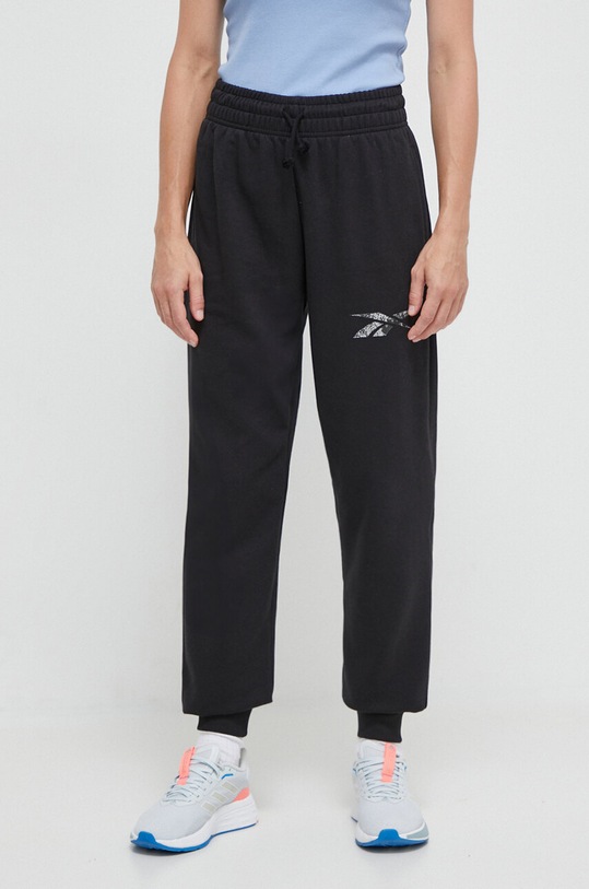 Tepláky Reebok MODERN SAFARI pletenina čierna 100034759