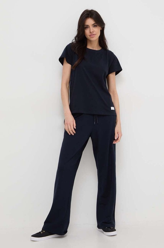 Tommy Hilfiger spodnie lounge UW0UW04771 granatowy AA00