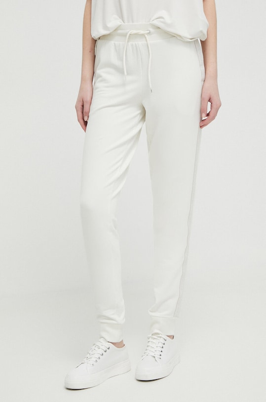 Homewear hlače Tommy Hilfiger bez uzorka bež UW0UW04785