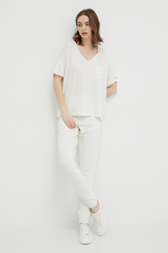 Tommy Hilfiger pantaloni de lounge UW0UW04785 bej SS24