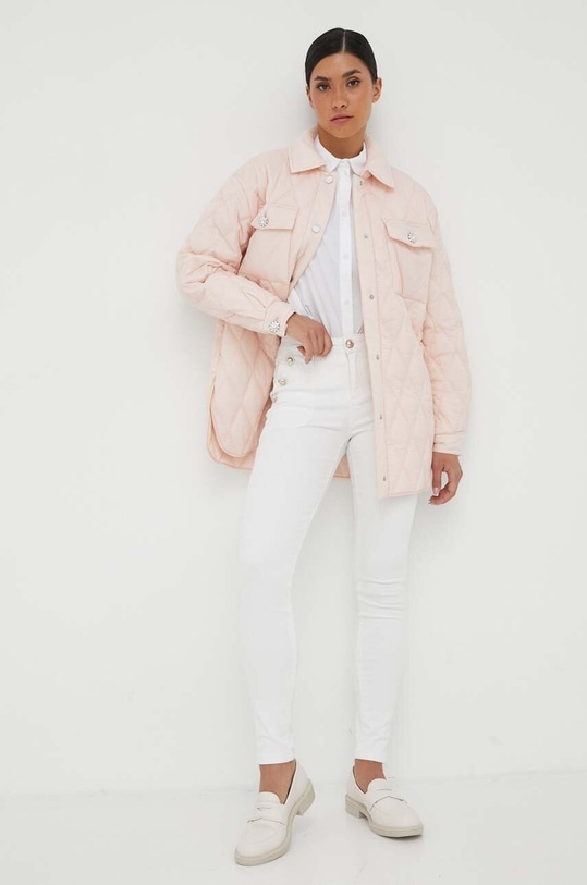 Morgan jeansy PBLUP PBLUP.OFF.WHITE biały AW23