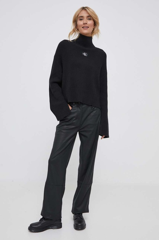 Calvin Klein Jeans pantaloni J20J221925 nero AW23