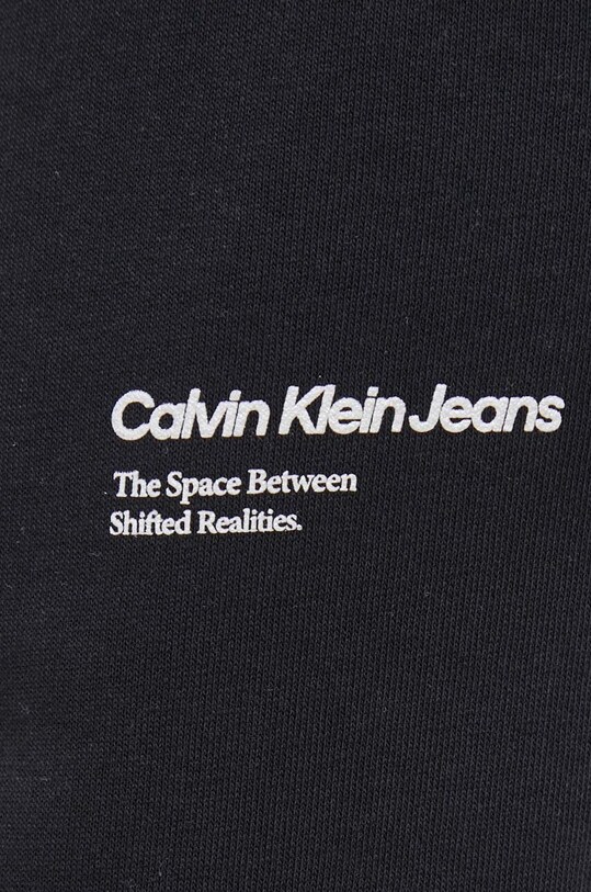 Παντελόνι φόρμας Calvin Klein Jeans μαύρο J20J222378