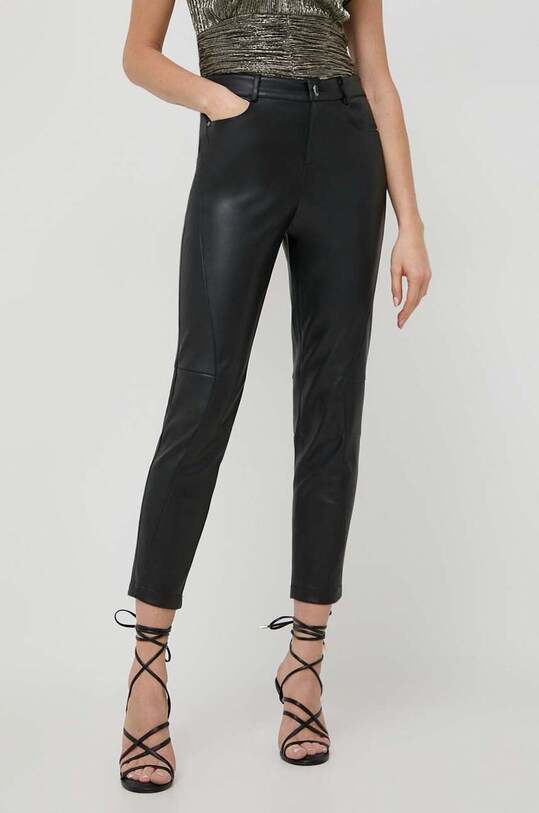 Morgan pantaloni PROCK.NOIR negru AW23