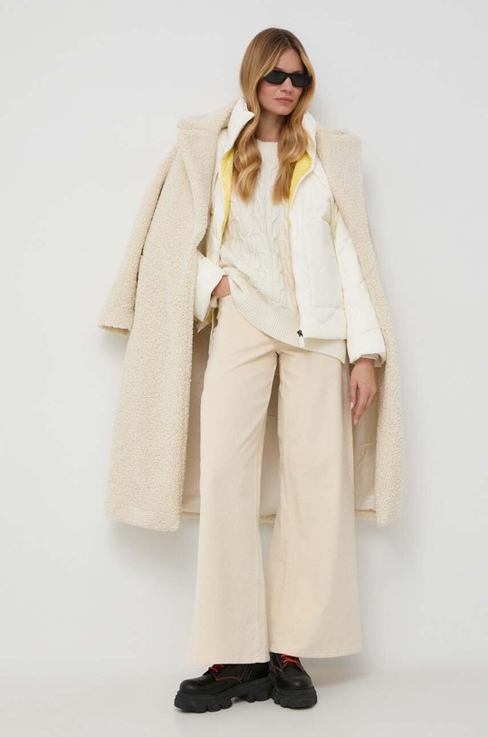 MAX&Co. pantaloni de catifea cord 71342323 bej AW23