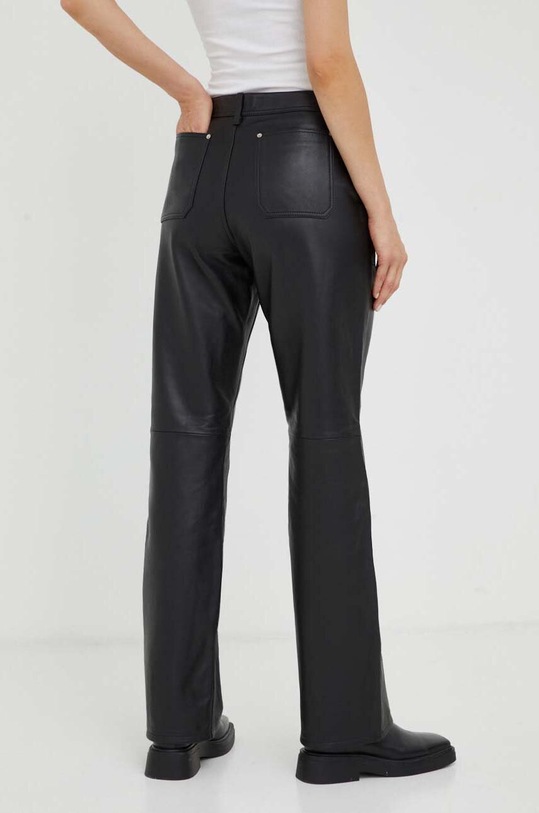 Îmbrăcăminte Won Hundred pantaloni de piele 2711.16014 negru