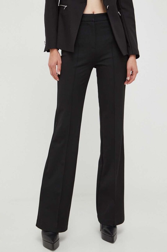 Morgan pantaloni potrivit negru PFLO.F.NOIR